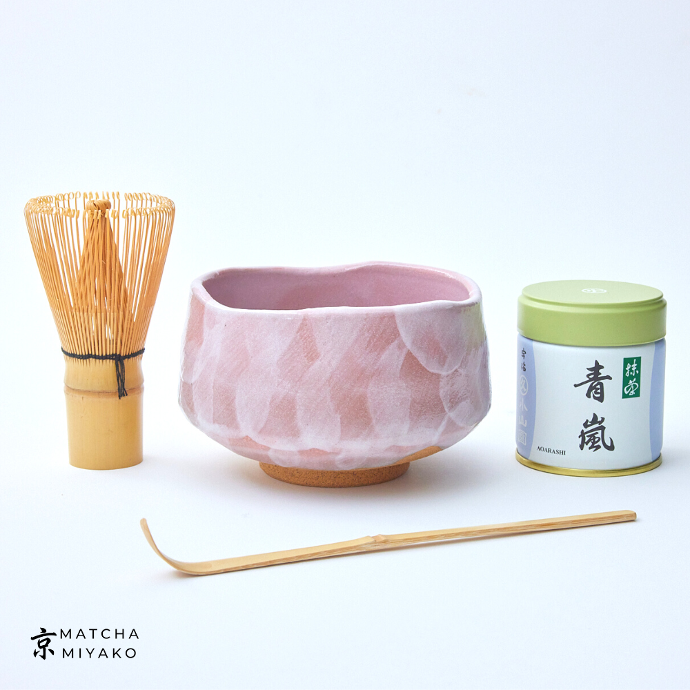 Japanese Matcha Tea Set - Pink
