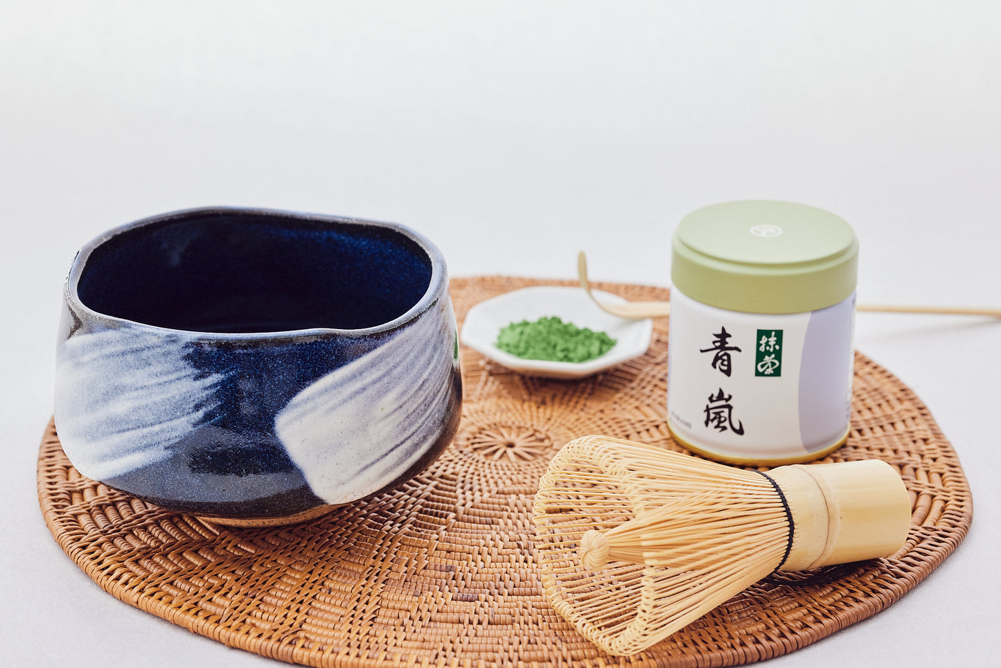 Japanese Matcha Tea Set - Dark blue