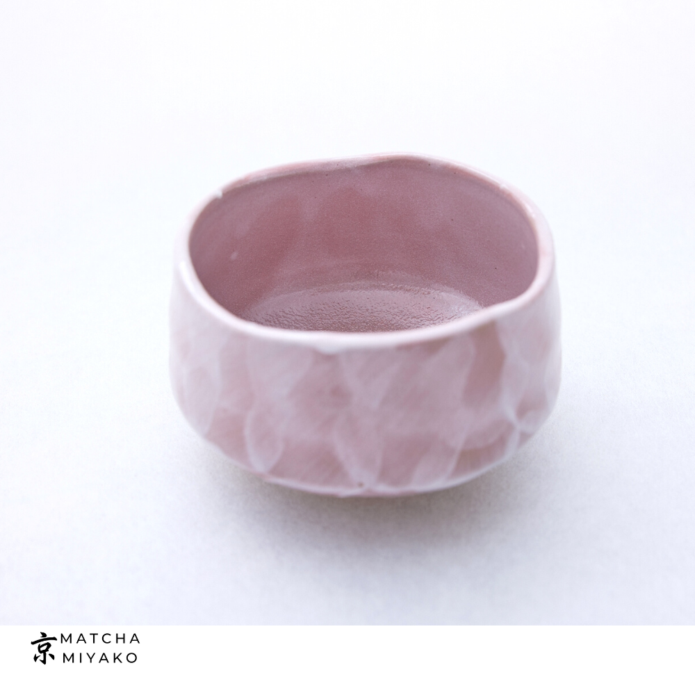 Chawan - Japanese Tea Bowl, pink pattern