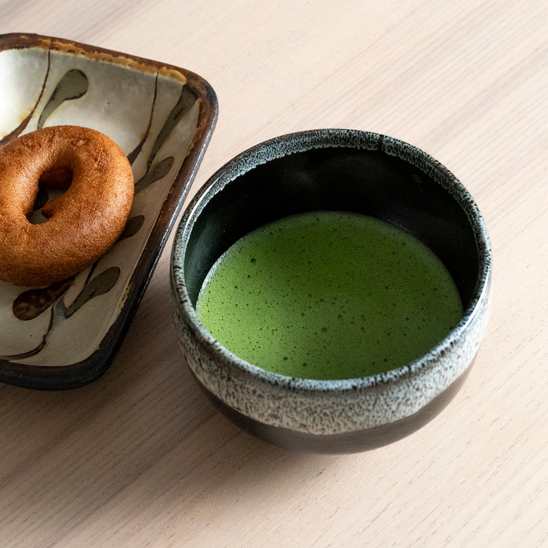 Chawan - Japanese Tea Bowl, Tenmoku Satsuma style